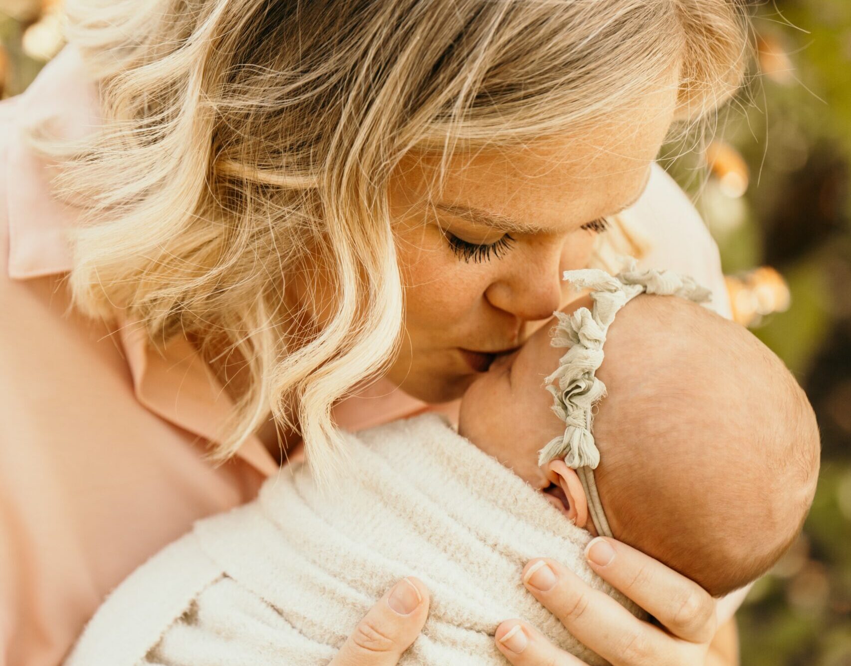 Doula OKC Edmond - Megan Bonicelli with newborn baby, birth support